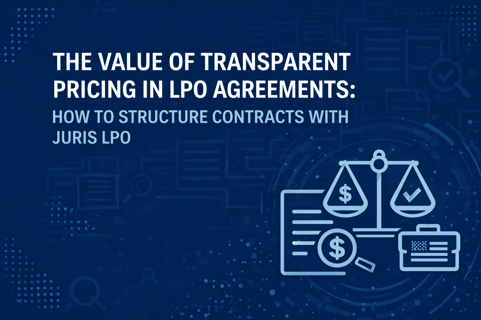 Image for Onboarding The Value of Transparent Pricing in LPO Agreements: How to Structure Contracts with Juris LPO