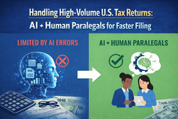 Handling High-Volume U.S. Tax Returns: AI + Human Paralegals for Faster Filing