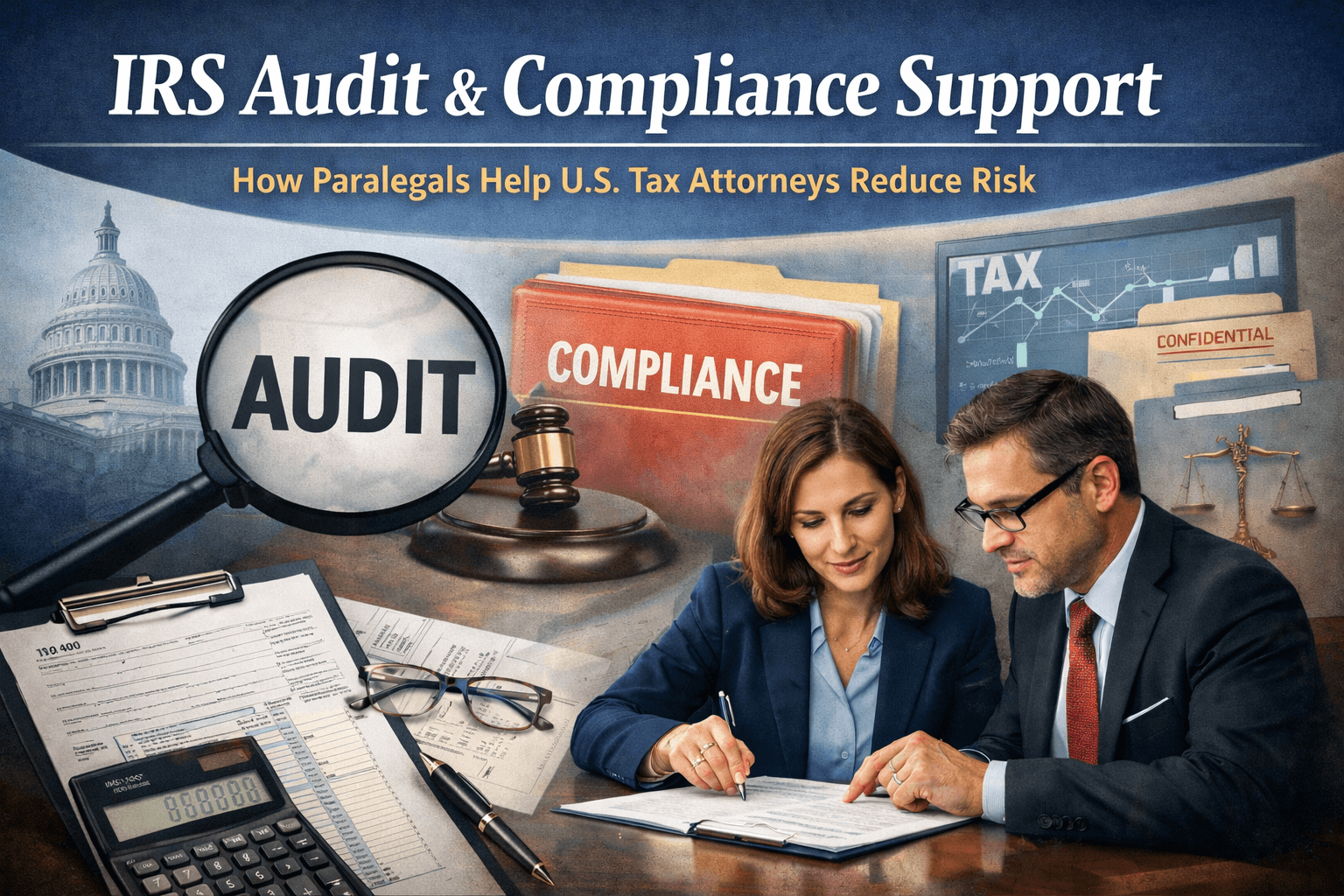 Image for IRS Audit & Compliance Support: How Paralegals Help U.S. Tax Attorneys Reduce Risk